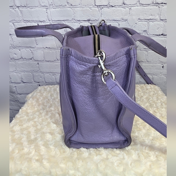 Marc Jacobs Medium The Tote Bag In Purple And Leather - Picture 5 of 16